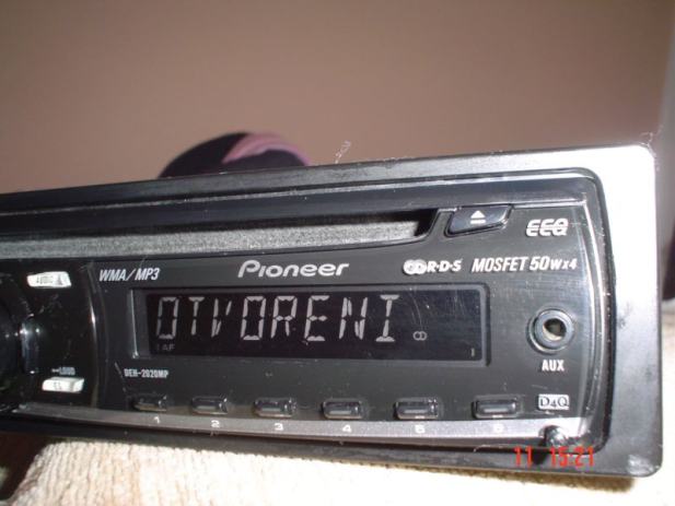 PIONEER autoradio cd,wma,mp3 4x50w