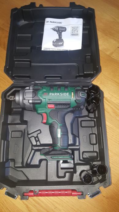 Parkside udarni odvijač 400 Nm 20 v PASSK 20 LI C3