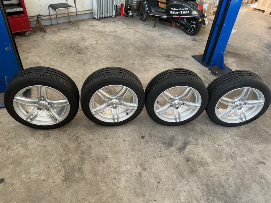 Alu Felge I Gume 225x45x17 Continental Nove Za BMW Rupe 5 4 Kom