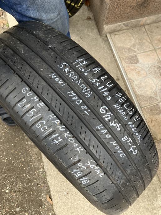 Alu Felge NISSAN 17 Cola Rupe 5x114 3 Orginal Kao Nove NOVI Model