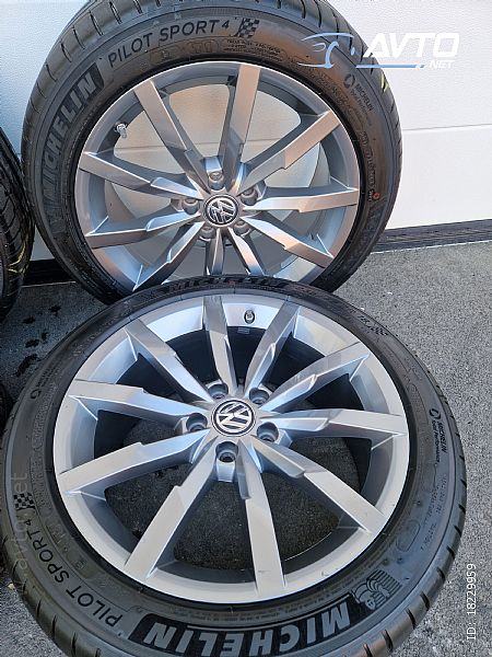 Original Alu Felge VW Passat B8 Monterey 18 Michelin 2022 Senzori