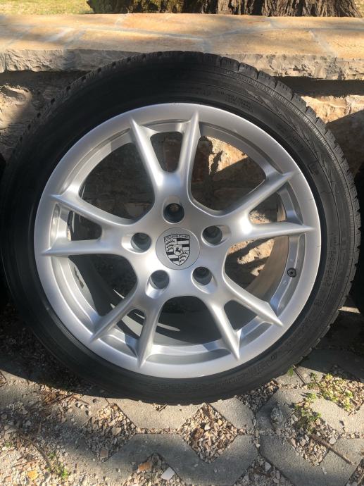 Porsche Felge 17 Sa Zimskim Gumama Rupe 5x130 4 Kom