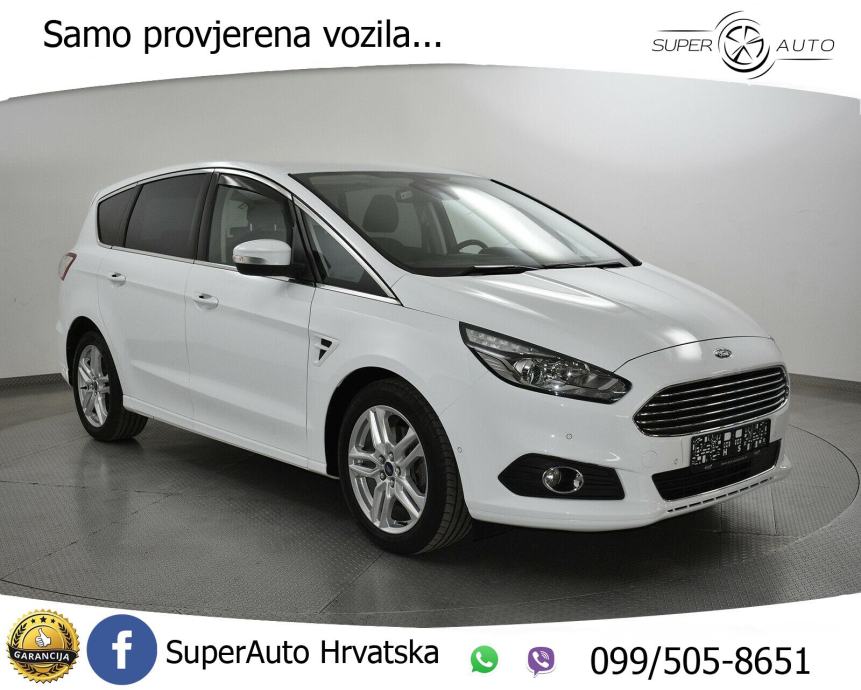 Ford S Max 2 0 TDCI Aut Titani 179 KS NAVI SHZ AHK DAB PARK TEM 2017