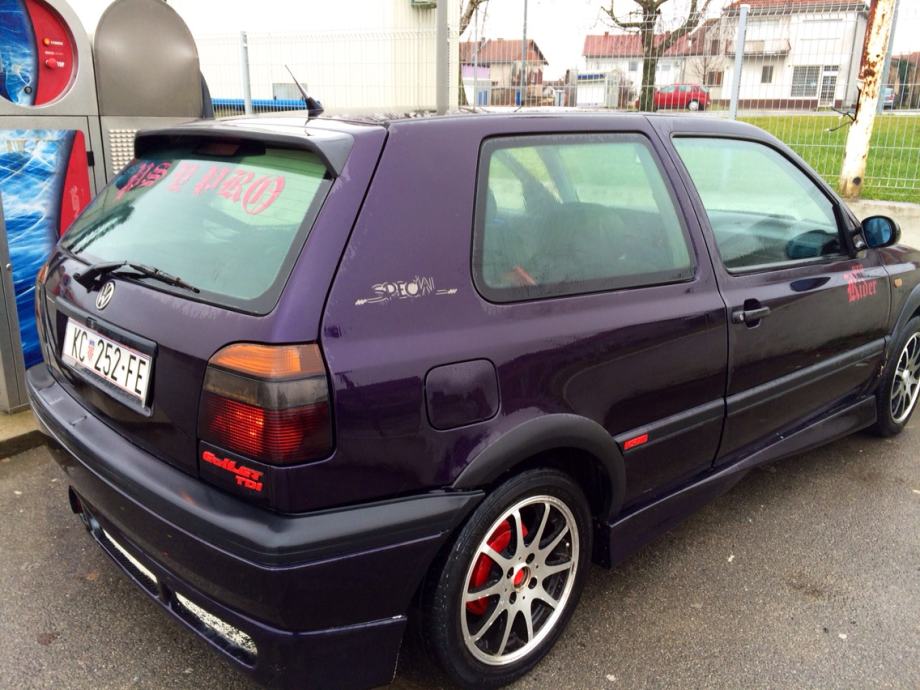 Vw Golf Iii Gt Tdi Special Godina God