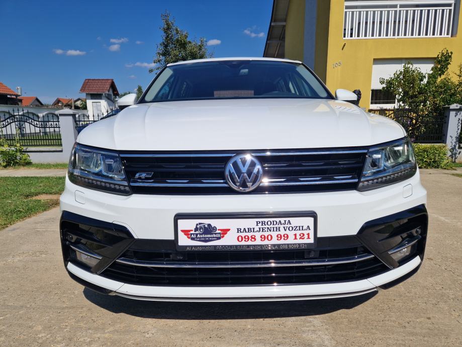 Vw Tiguan Tdi R Line Tkm Navi Led Tempomat Alu Pdc El Paket