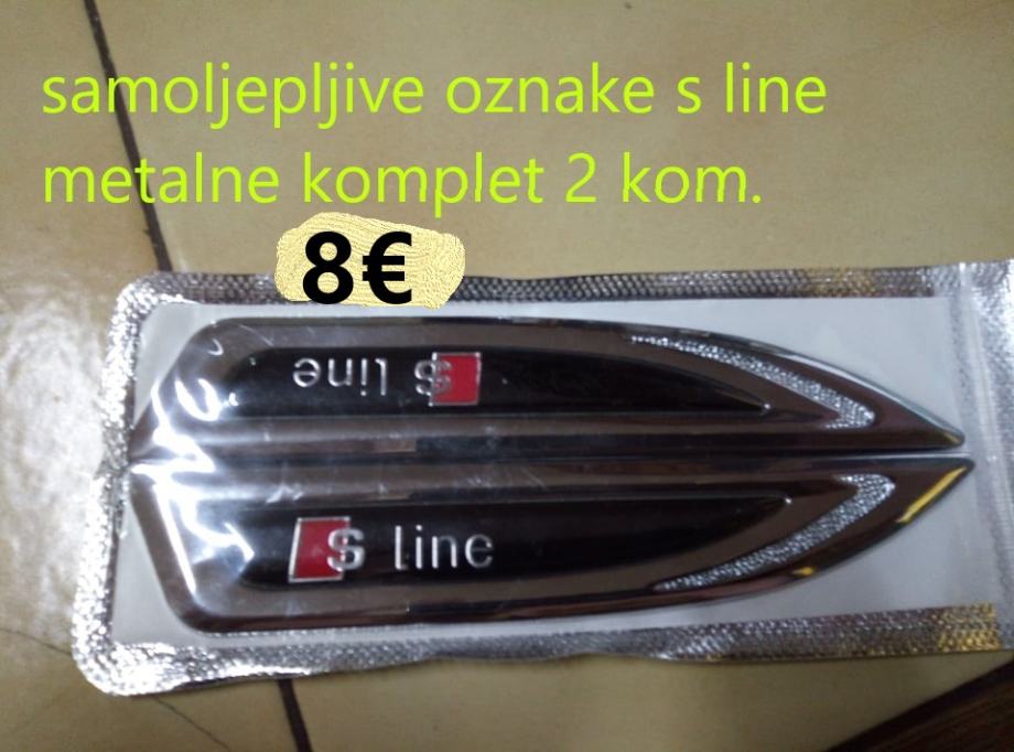 S Line Oznake Metalne Samoljepljive