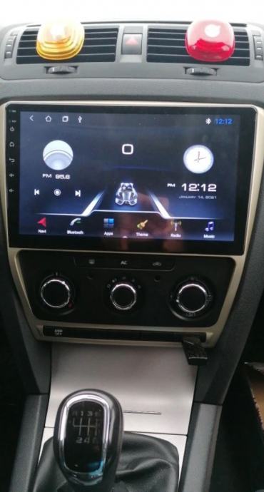 ORGINAL ŠKODA OCTAVIA RADIO NAVI USB WI FI ANDROID 13 KARTE