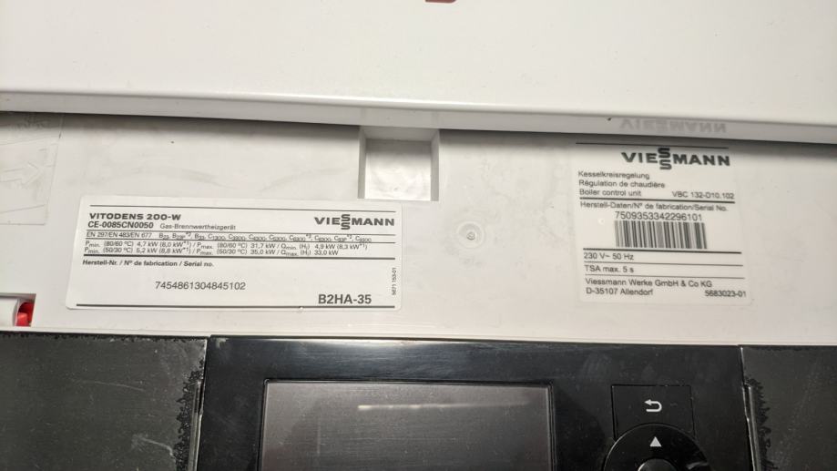 Viessmann Vitodens 200 W 35Kw Kondenzacijski Internet