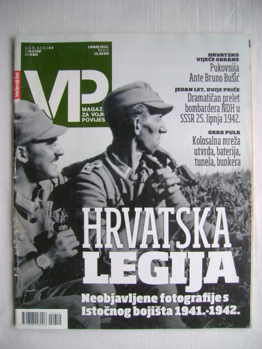 Časopis Vojna povijest VP Magazin za vojnu povijest 10 kn komad