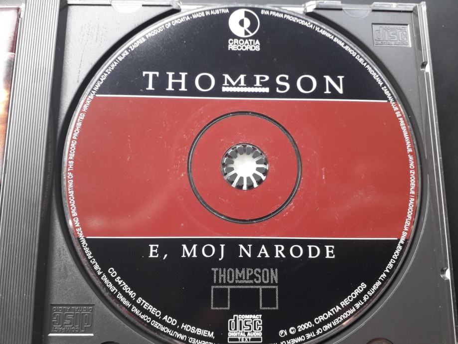 Thompson E Moj Narode CD