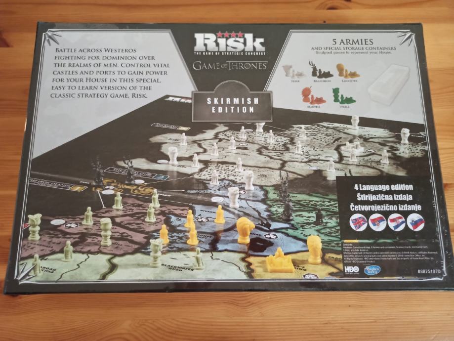 Risk Game Of Thrones Skirmish Edition Novo