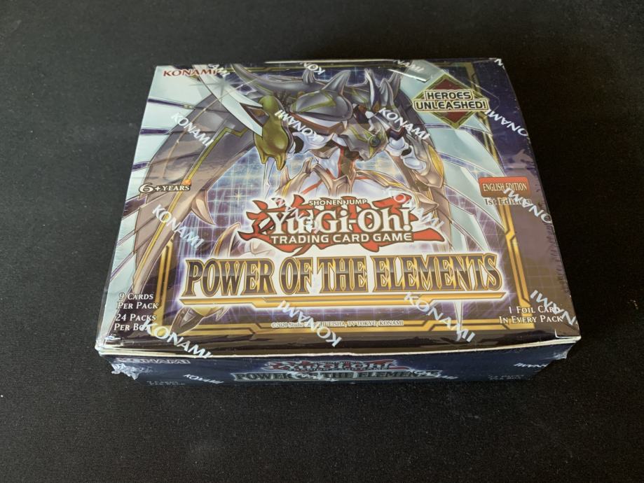 Yu Gi Oh Tcg Power Of The Elements Booster Box Paketi A