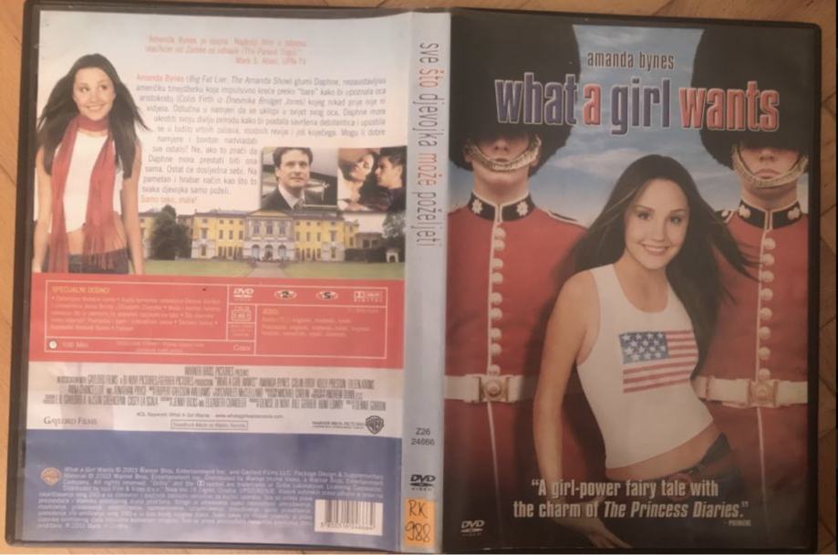 DVD Sve što djevojka može poželjeti What a Girl Wants