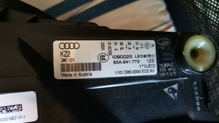 Audi Q Prednji Lijevi Far Led