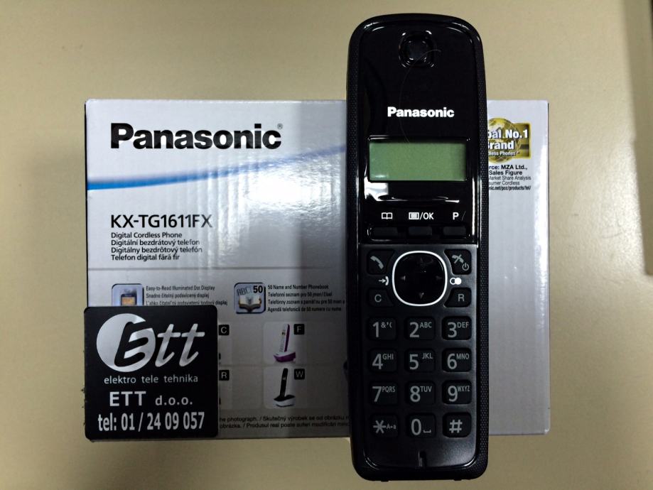 Be I Ni Telefon Panasonic Kx Tg Fx Crni