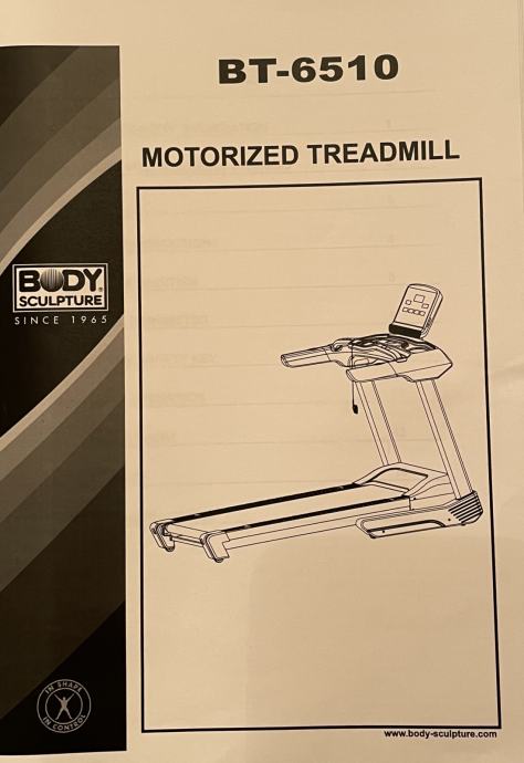 Motorizirana Traka Za Tr Anje Body Sculpture Bt Treadmill