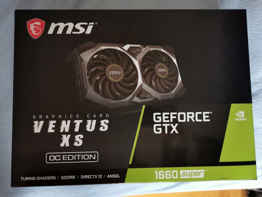 Msi Geforce Gtx Super Ventus Xs Oc Edition Gb