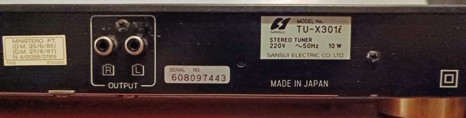 Sansui Tu X I Digital Synthesizer Tuner