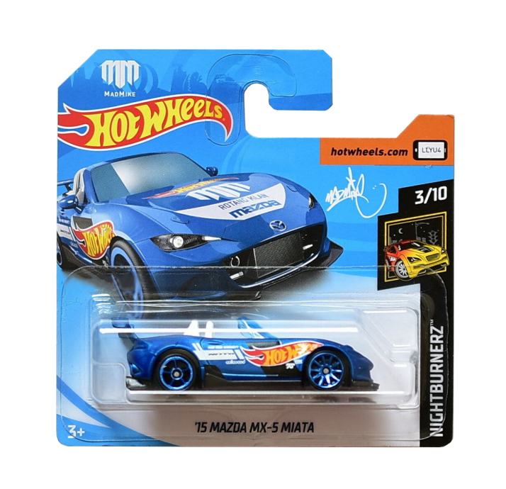 Hot Wheels 15 MAZDA MX 5 MIATA Plavi