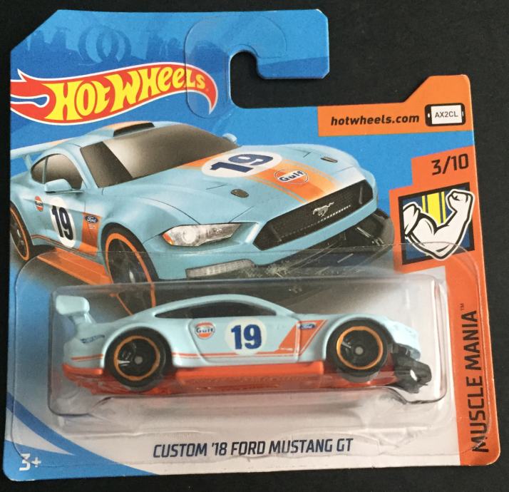 Hot Wheels Custom Ford Mustang Gt Gulf Plavi