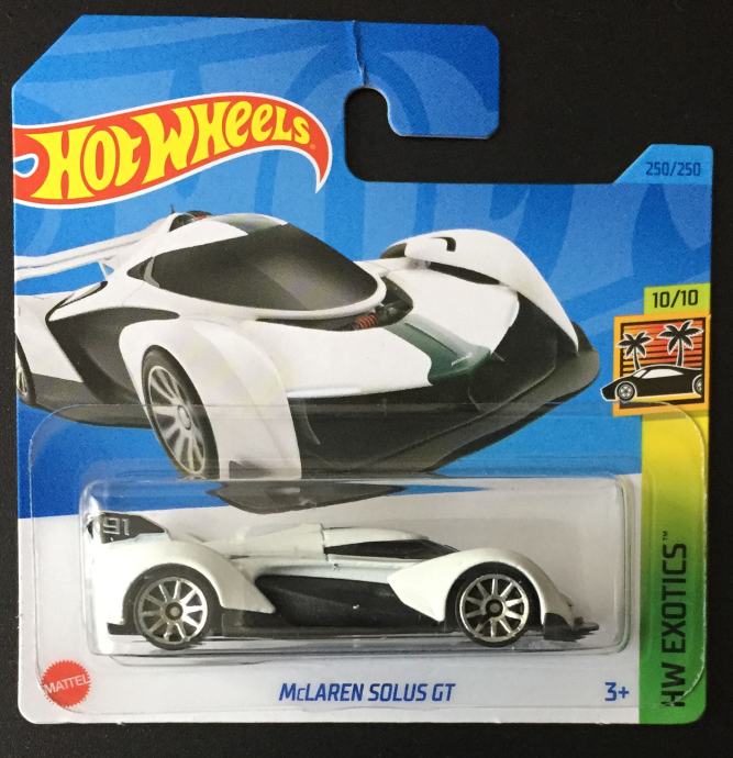 Hot Wheels Mclaren Solus Gt Bijeli