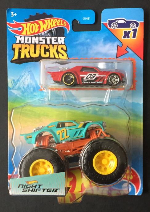 Hot Wheels Monster Truck GRH81 Night Shifter Night Shifter