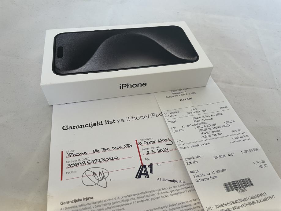 Iphone Pro Max Gb Black Novo Zapakiran