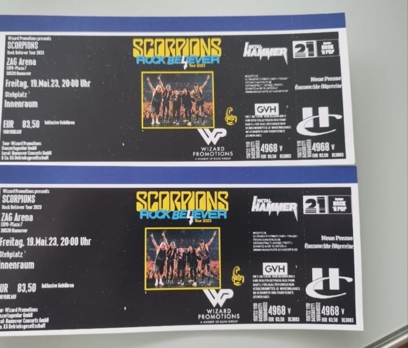 Scorpions Hannover Karte