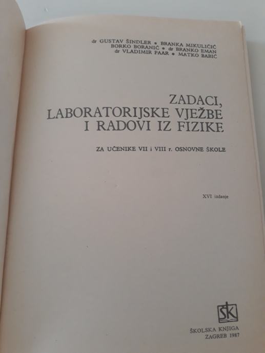 Zadaci Laboratorijske Vje Be I Radovi Iz Fizike Za I R O