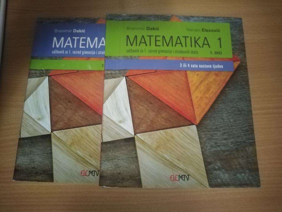 Matematika 1 1 i 2 dio udžbenik i zbirka zadataka za 1 ra gimnazija