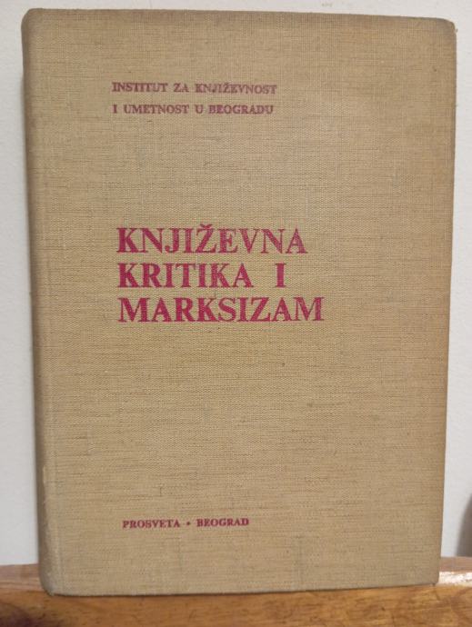 Knji Evna Kritika I Marksizam Zbornik Iz