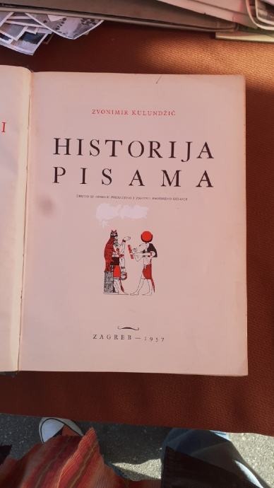 Zvonimir Kulundžić Knjiga o knjizi historija pisama