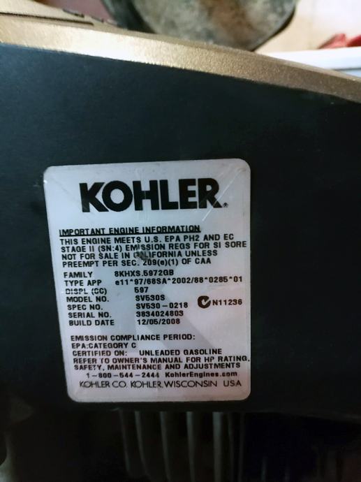 Motor Za Kosilicu Kohler Courage 17 KS