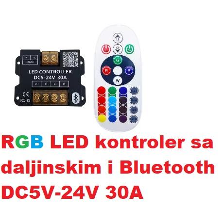 Rgb Led Kontroler Sa Daljinskim I Bluetooth Dc V V A