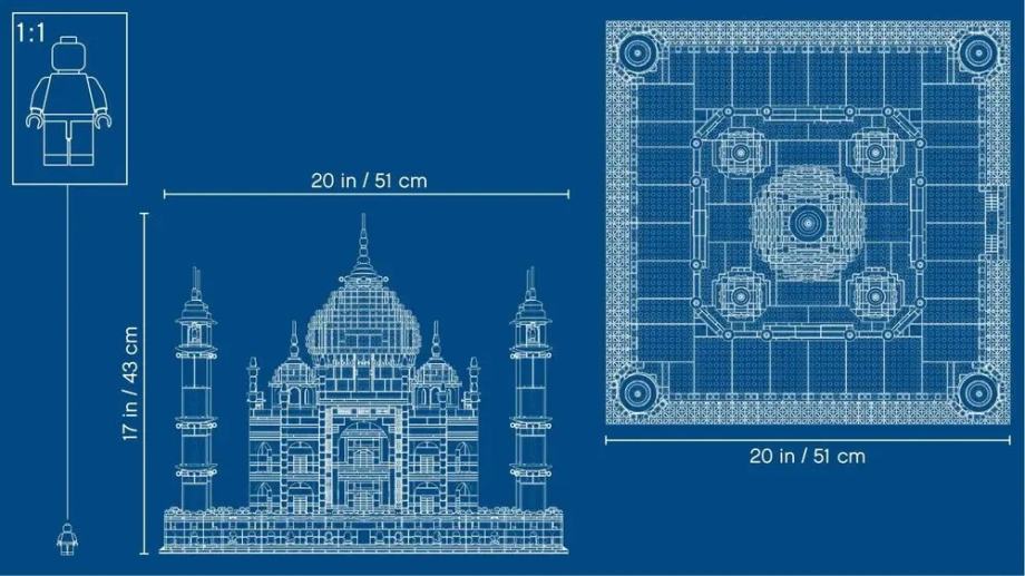 Lego Taj Mahal Creator Expert