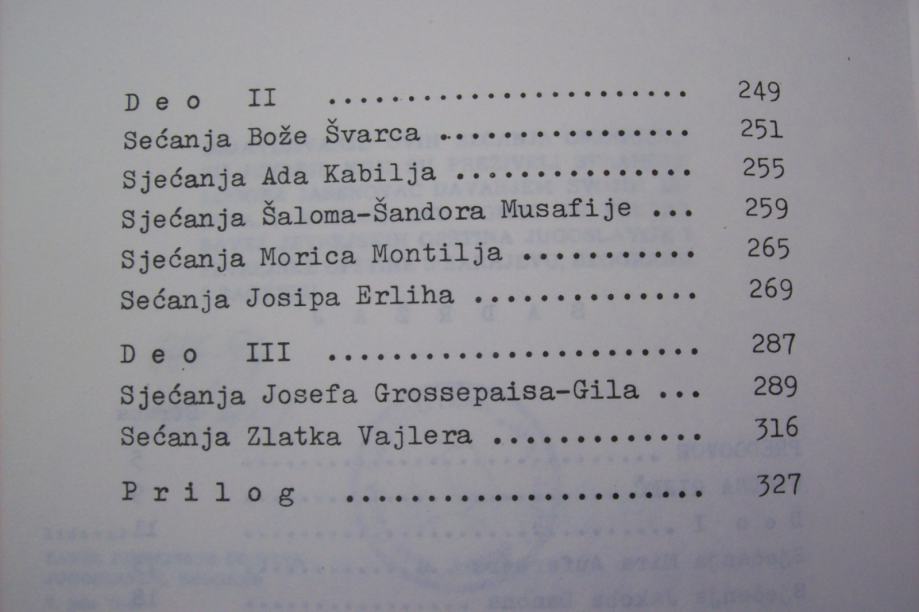 JASENOVAC SJEĆANJA JEVREJA NA LOGOR Dušan Sindik