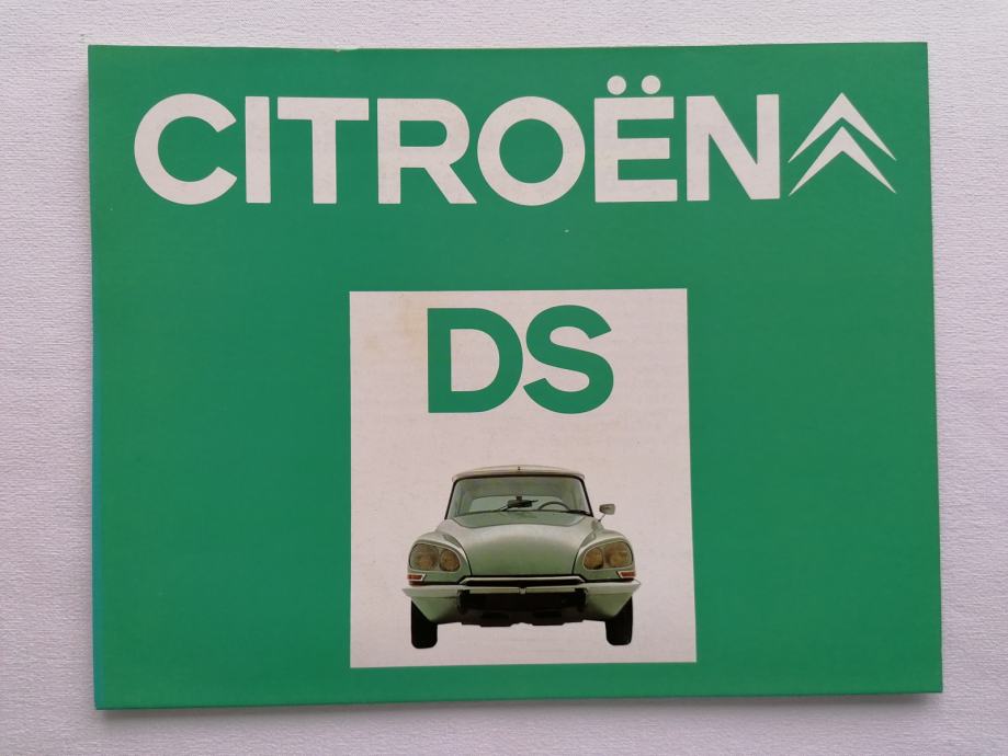 Original Prospekt Citroen Ds Ajkula Iz Mj God Brochure