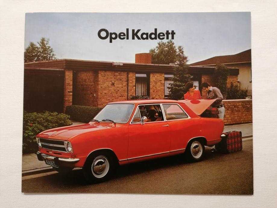 Originalni Prospekt Opel Kadett Iz Godine Brochure