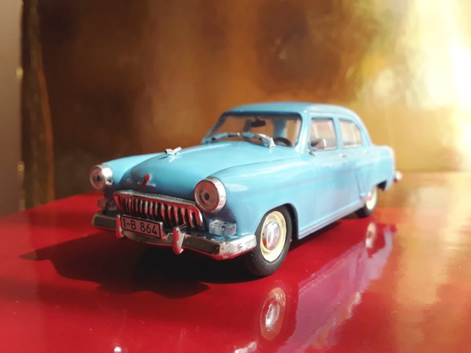 GAZ VOLGA M21 Berline 1956 Svijetloplava Edicola NOVO