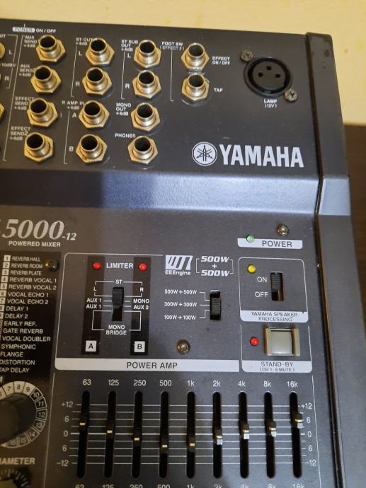 Power Mixer Yamaha EMX 5000 12chanel