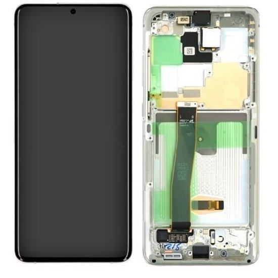 Samsung S20 Ultra G988 Lcd Touch Screen Okvir Original EU NOVO Bijeli