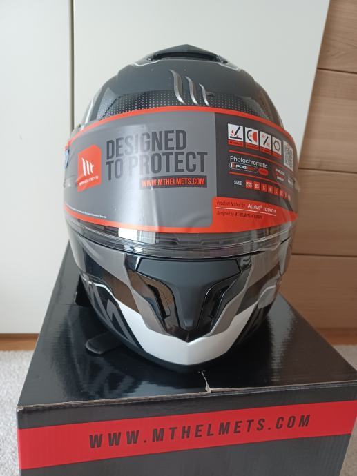 Kaciga MT Helmets FLIP UP XL XXL FU401SV ATOM SV NOVO