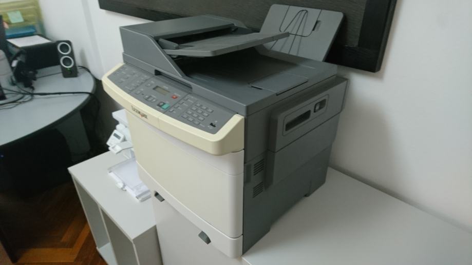 Multifunkcijski Laserski Printer Kopirka Scaner Fax Lexmark X