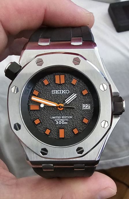 Seiko Custom Mod Ap Royal Oak Offshore Diver Automatic Nh