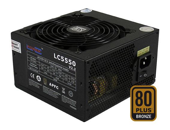 Napajanje 550W LC POWER Silent Series LC5550 120mm Vent Bronze