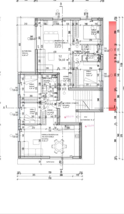 Dvosoban stan s vrtom i terasom 77 m² prodaja