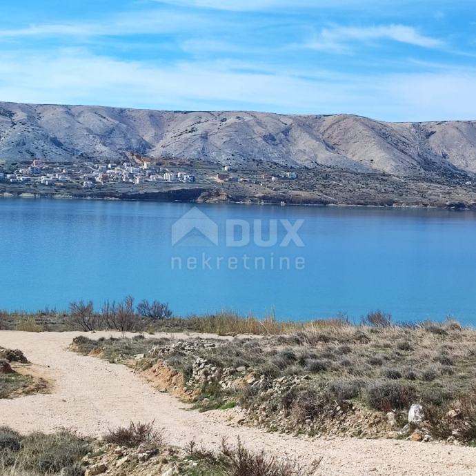 Otok Pag Grad Pag Gra Evinsko Zemlji Te Prvi Red Do Mora