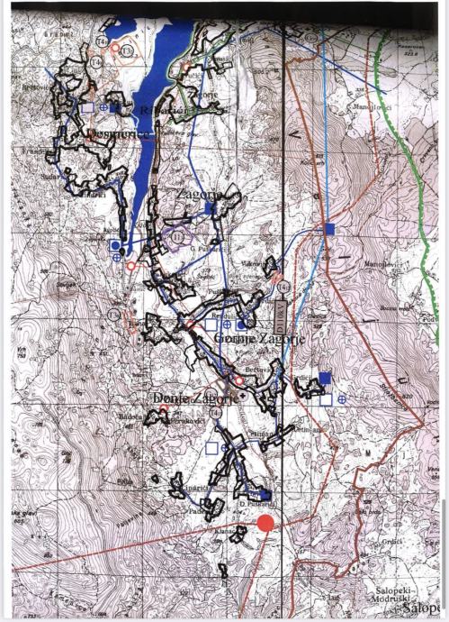 Prodaja građ zemljišta prvi red do jezera Sabljaci