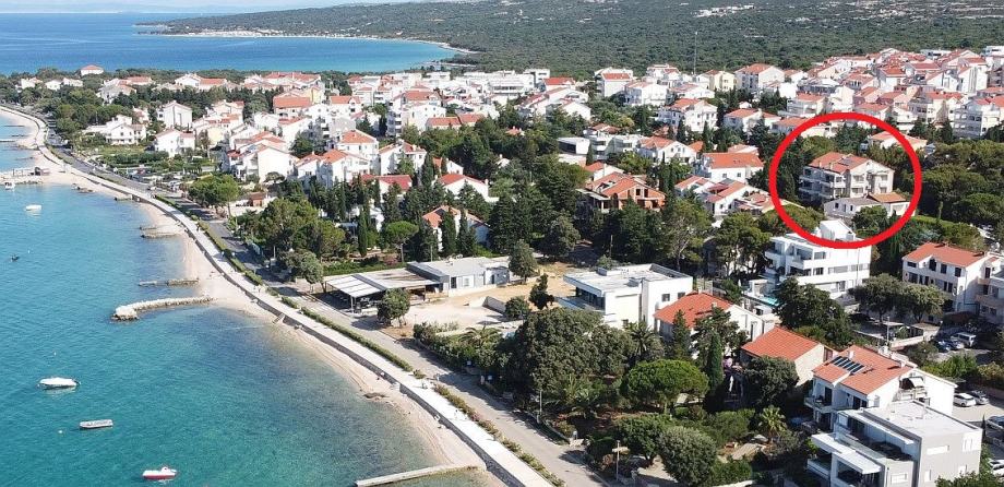 Stan Novalja 51 m2 2 sob terasa pogled na more blizu plaže prodaja