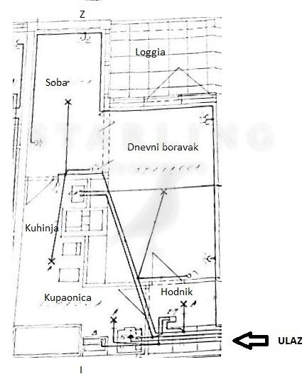 STAN PRODAJA ZAGREB TUŠKANAC 56 m2 2 soban prodaja